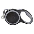 Cargar la imagen en la vista de la galería, Gray accented automatic retractable pet leash with ergonomic handle
