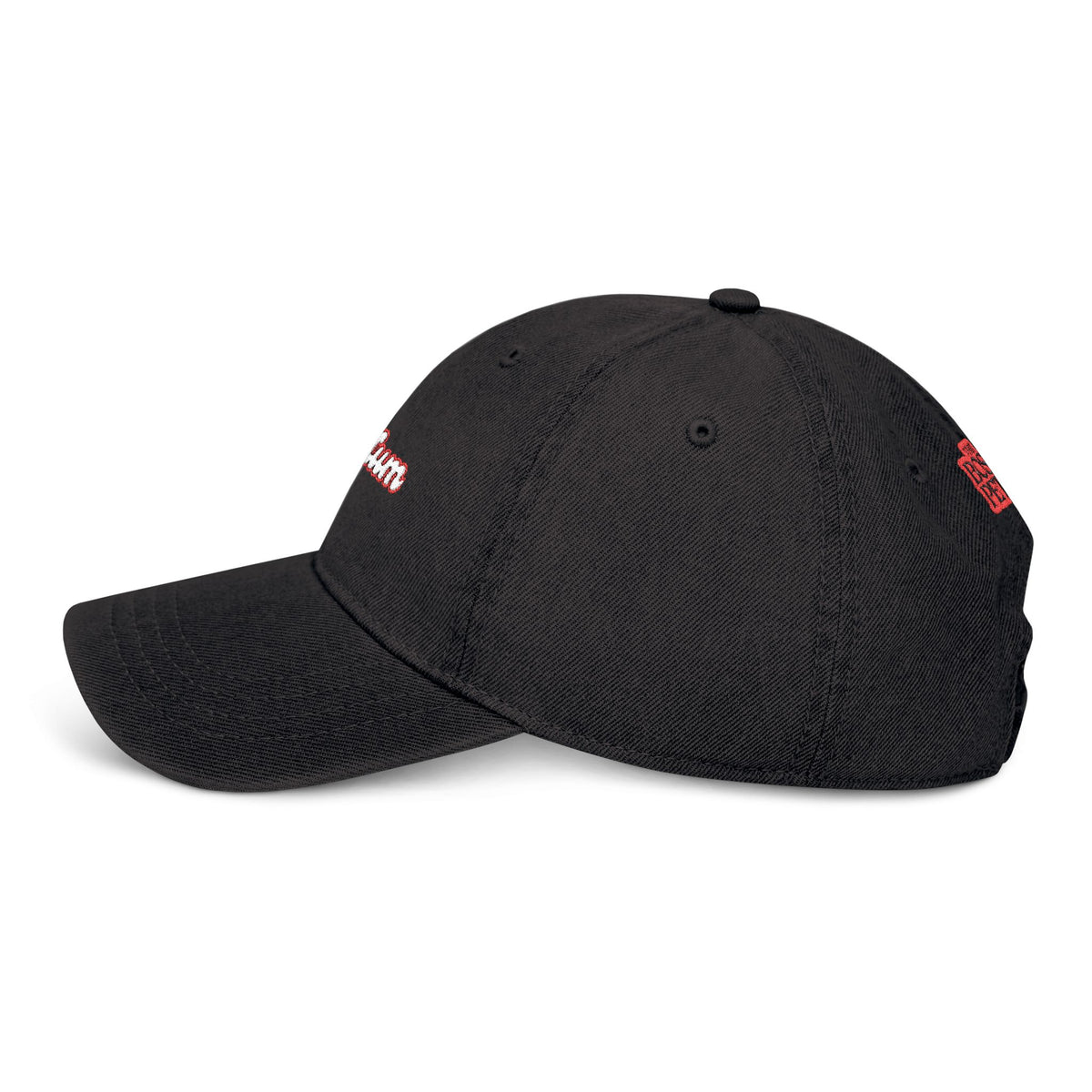 Embroidered Denim Hat - 'Dog Mum' Cap for Pet Lovers