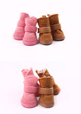 Cargar la imagen en la vista de la galería, Pet Dog Cat Shoes Cotton Shoes Supplies Teddy Puppy Snow Boots Pet Cotton Shoes Non-slip Bichon
