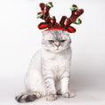 Load image into Gallery viewer, Pet Christmas Hat With Ornaments
