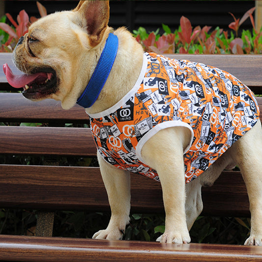 Dog Summer Printed Vest Clothes