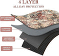 Charger l'image dans la visionneuse de la galerie, Qeils Lot de 2 tapis de propreté lavables pour chiens, réutilisables, 36 x 41 cm, super absorbants, anti-fuites, tapis de propreté antidérapants pour sol, cage, canapé, tapis de mise bas, tapis de litière pour chiots
