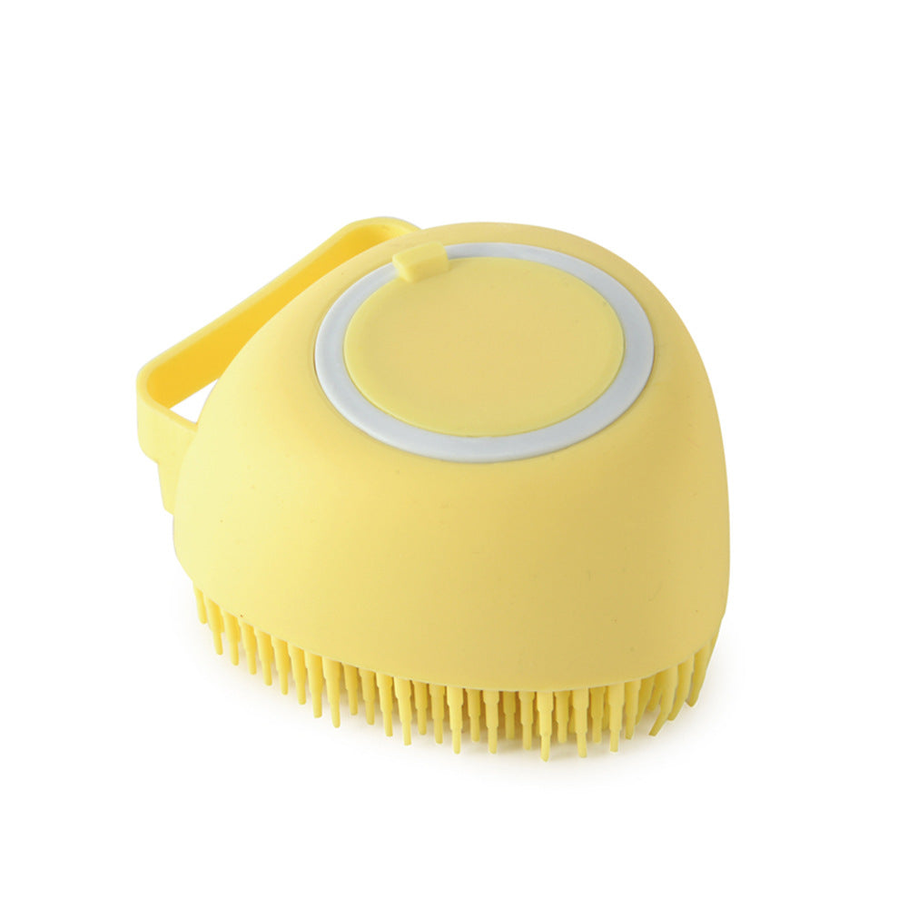 Silicone Dog Bath & Massage Glove with Shampoo Dispenser