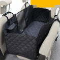 Charger l'image dans la visionneuse de la galerie, Quilted car pet travel mat fitted on rear seats with protective side walls
