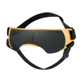 Load image into Gallery viewer, Yellow frame dog goggles with black adjustable strap
