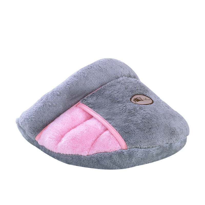 Pantuflas cálidas para arena para gatos
