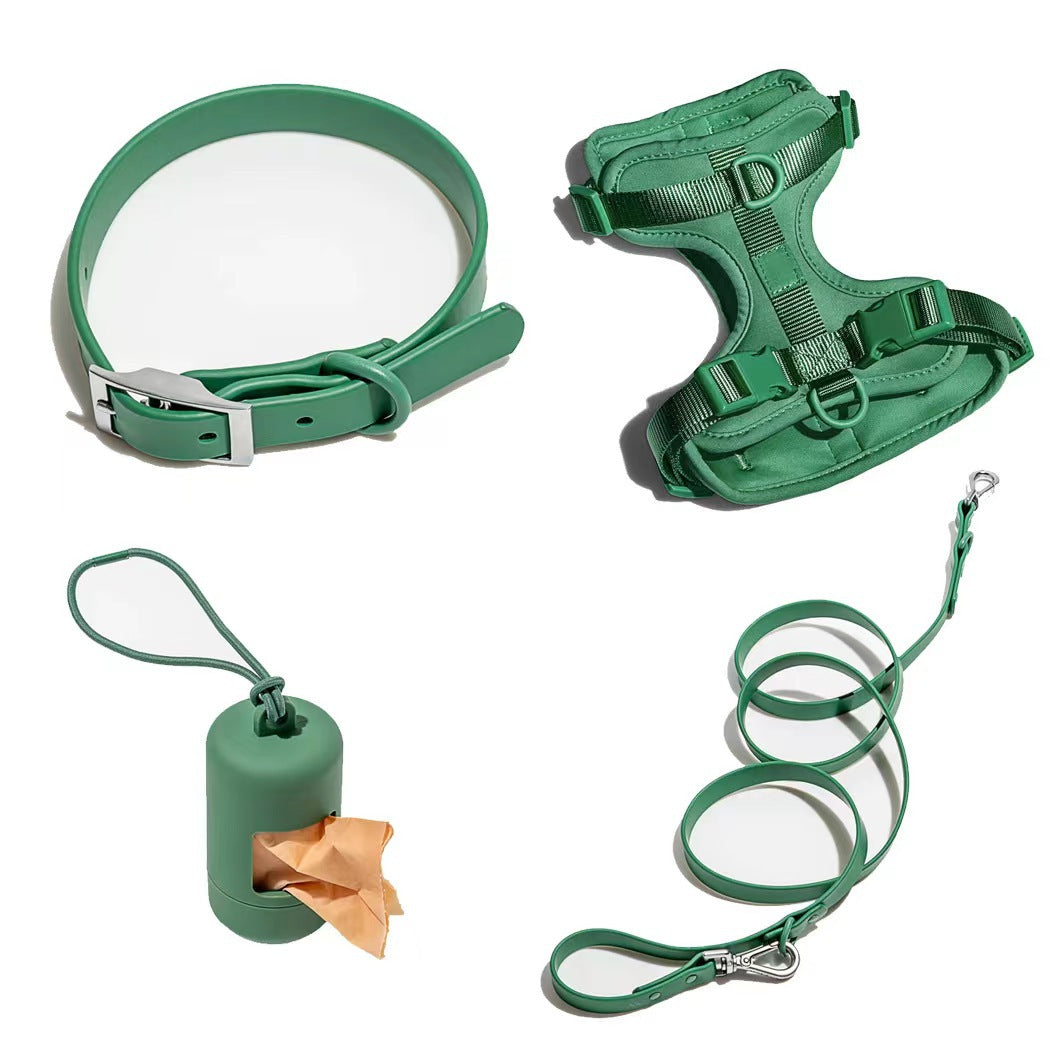 Waterproof Harness, Collar & Lead Set in Multiple Colours
