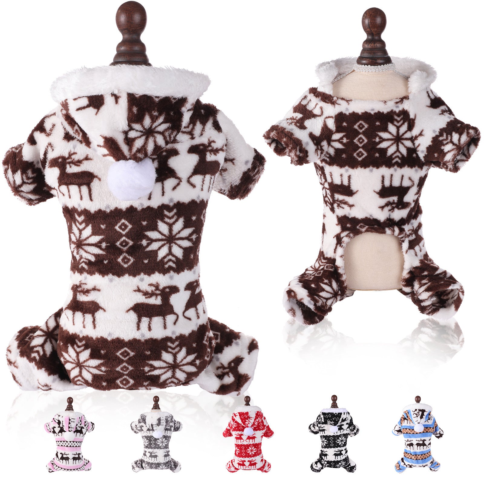 Christmas Winter Soft Fleece Pet Outfit