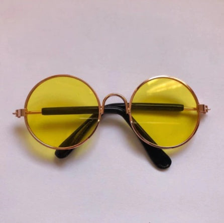 Round Frame Fashion Pet Sunglasses