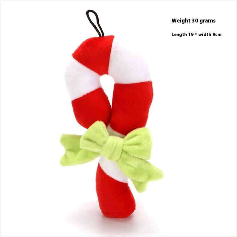 Pet Toy Christmas Suit Tear-resistant Plush