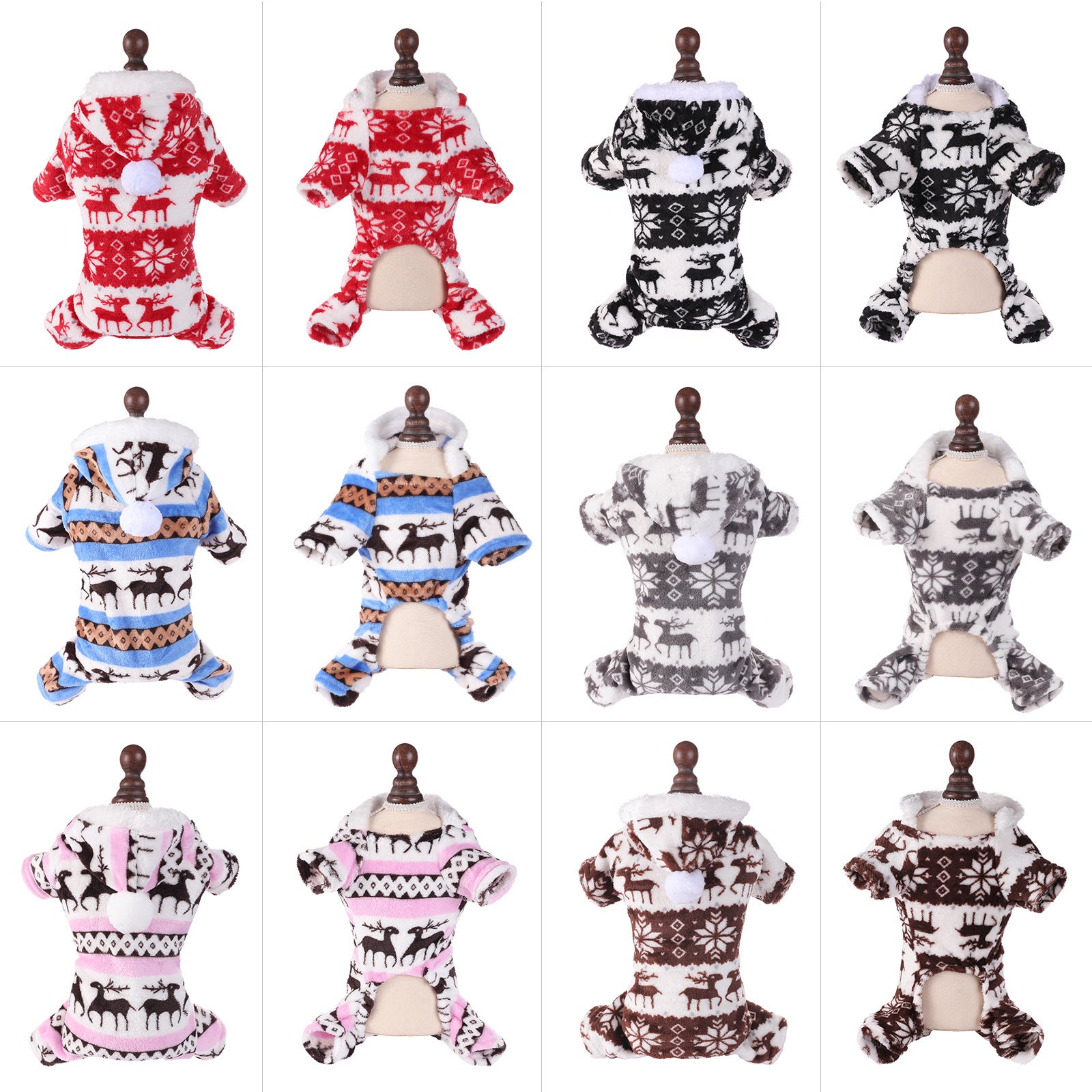 Christmas Winter Soft Fleece Pet Outfit
