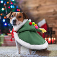 Load image into Gallery viewer, Pet Christmas Tree Cape With Velvet Stars
