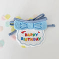 Charger l'image dans la visionneuse de la galerie, Party Birthday Hat Bib Dog Cat Pet Saliva Pocket Saliva Towel Bichon Frise
