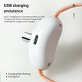 Load image into Gallery viewer, Close-up showing USB Type-C charging port on peach laser collar
