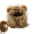 Load image into Gallery viewer, Pet Cat Decor Accessories Lion Wig Fancy Hair Caps Pet Supplies Cute Lion Headgear Cat Hat Mane Wig For Dogs And Cat Small Dog
