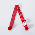 Load image into Gallery viewer, Knitted Wool Plaid Snowflake Santa Claus Scarf
