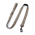 Load image into Gallery viewer, Leopard print dog leash fully extended showing length and clasp
