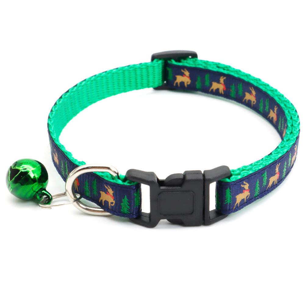 Décoration de Noël pour chien avec collier pour animal de compagnie