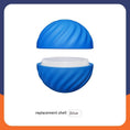 Cargar la imagen en la vista de la galería, Blue replacement shell for LED jumping ball showing threaded interior
