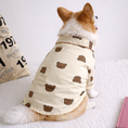 Load image into Gallery viewer, Cute Bear Print Pet Pajama Shirt

