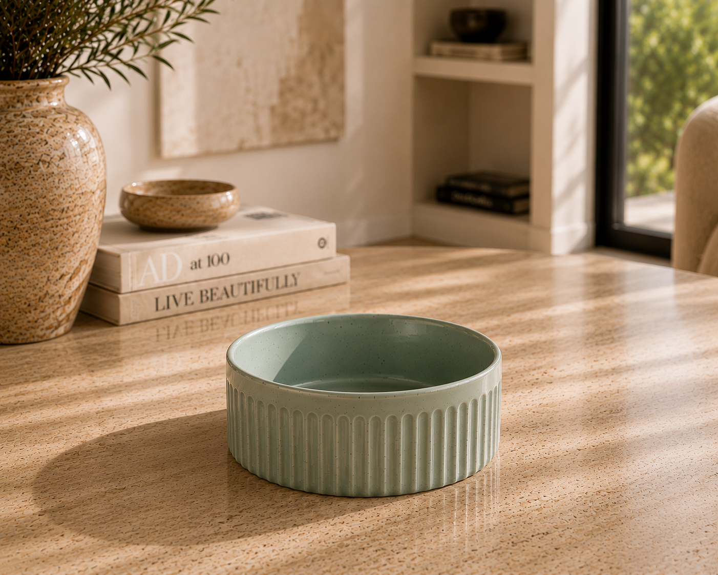 Ceramic Dog Bowl