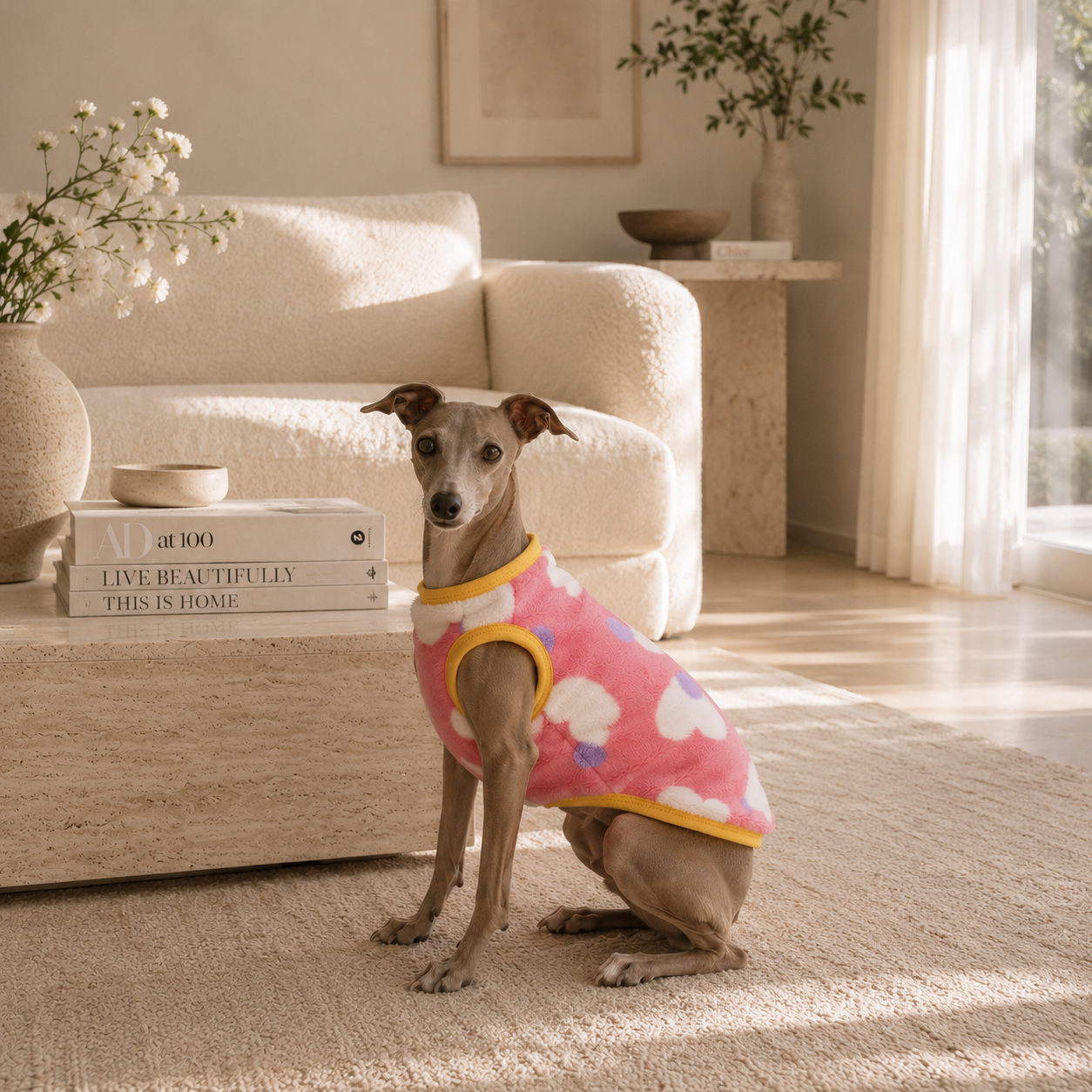 Dog Velvet Pattern Jacket