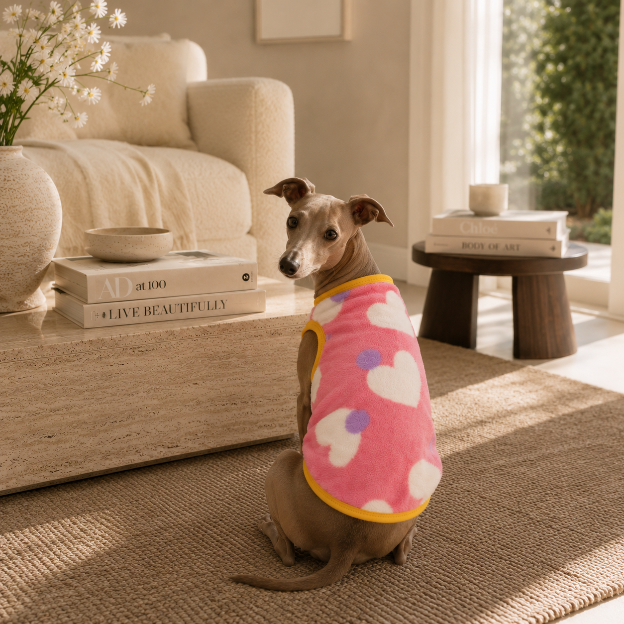 Dog Velvet Pattern Jacket