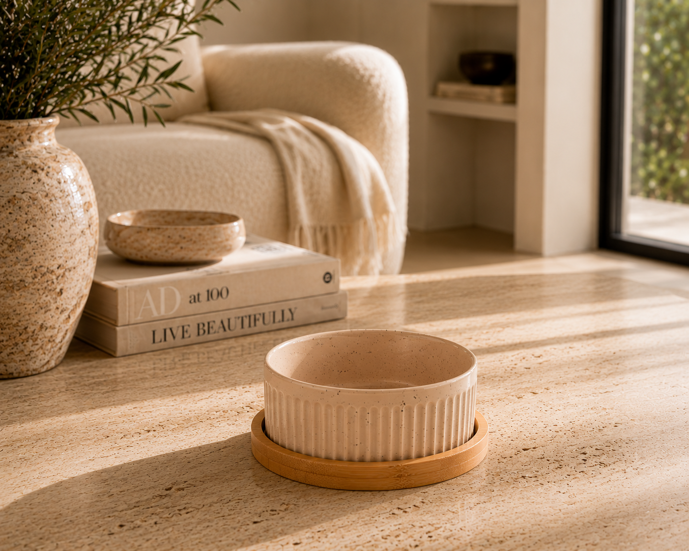 Ceramic Dog Bowl