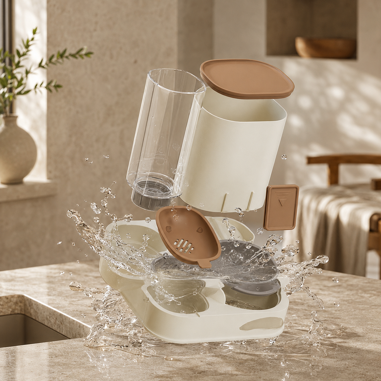 Automatic Feeder & Water Station