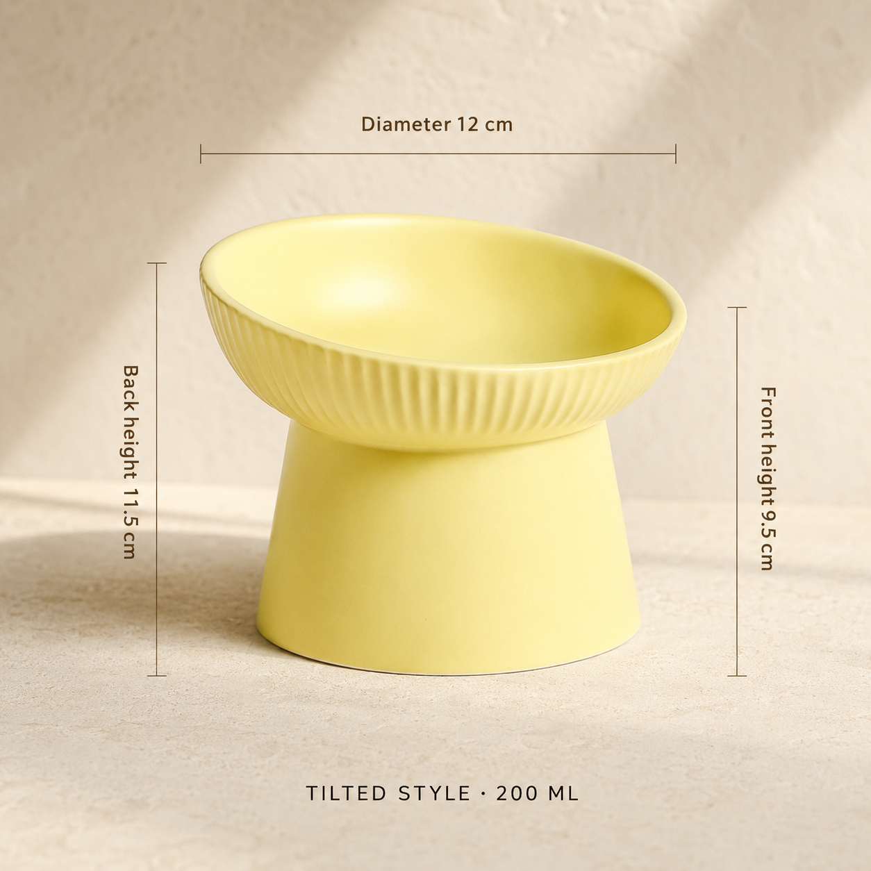 Anti-tumble Pet Bowl