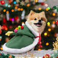 Load image into Gallery viewer, Pet Christmas Tree Cape With Velvet Stars
