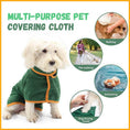 Load image into Gallery viewer, Absorbent Pet Bathrobe With Waist-wrapped Microfiber
