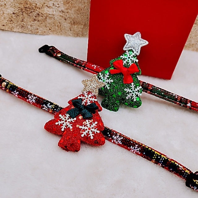 Christmas Snowflake Pet Collar