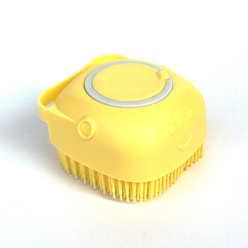 Silicone Dog Bath & Massage Glove with Shampoo Dispenser