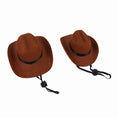 Load image into Gallery viewer, Pet Dog Cowboy Hat Headgear Cat Funny Headwear Outdoor Adjustable Dog Caps Performance Photo Props Cosplay Accessories
