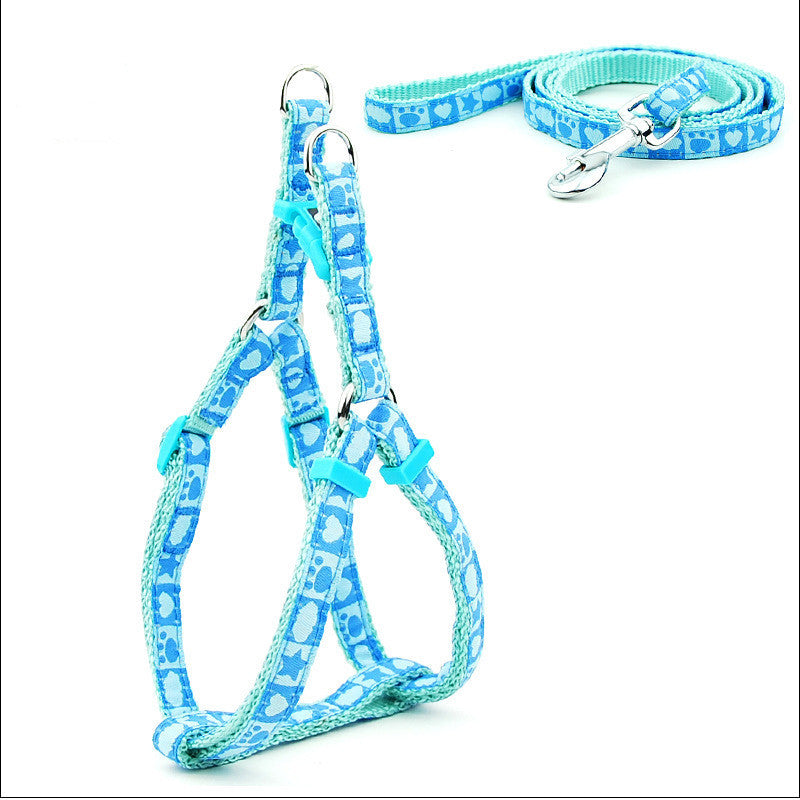 Cute & Comfortable Dog Harness and Leash Set