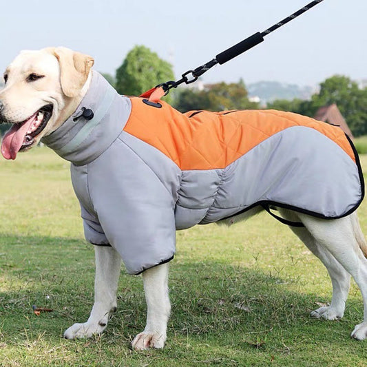 Nuevo abrigo de invierno para perros, ropa impermeable para mascotas, para perros medianos y grandes, chaleco cálido y grueso para perros, chaqueta personalizada para labrador
