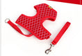 Charger l'image dans la visionneuse de la galerie, Dog Leash Breathable Mesh With Flash Diamond Nylon Pet Chest Back Leash

