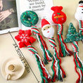 Charger l'image dans la visionneuse de la galerie, Six festive dog toys laid out showing length measurement of about 13.5 inches each
