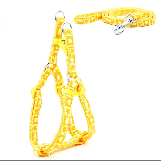 Cute & Comfortable Dog Harness and Leash Set