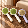 Load image into Gallery viewer, Pack of two green combs and one purple comb on brown marble
