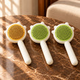 Load image into Gallery viewer, Pack of one yellow comb and two green combs on brown marble
