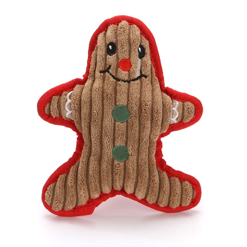 Pet Toy Christmas Suit Tear-resistant Plush