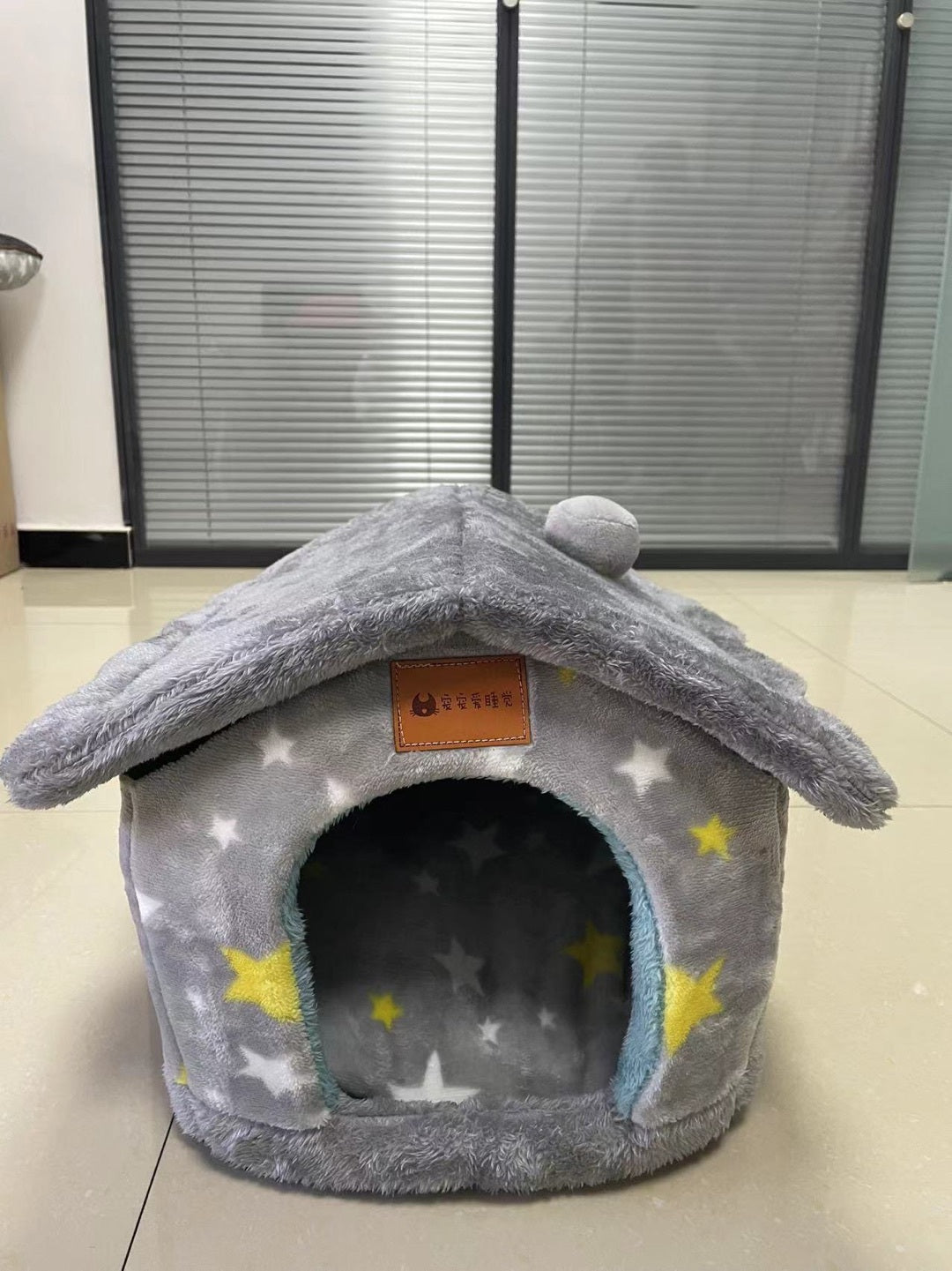 Casa plegable para perros, cama para gatos, casa de invierno para perros, caseta para dormir, nido extraíble, cueva cerrada cálida, sofá, suministros para mascotas