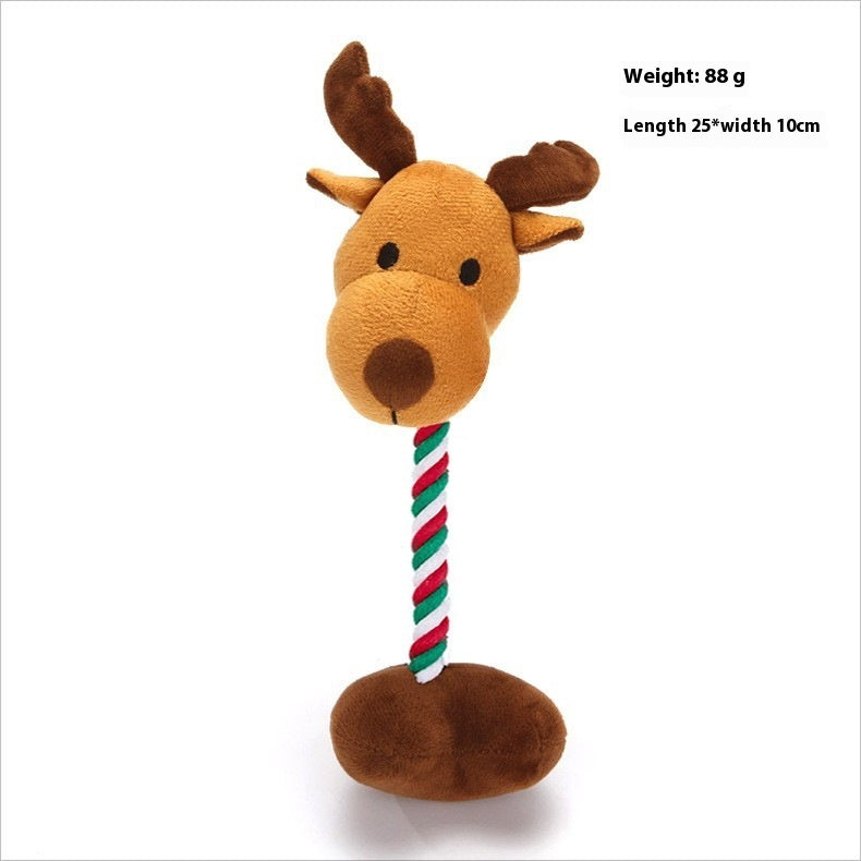 Pet Toy Christmas Suit Tear-resistant Plush
