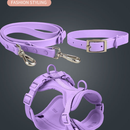 Waterproof Harness, Collar & Lead Set in Multiple Colours