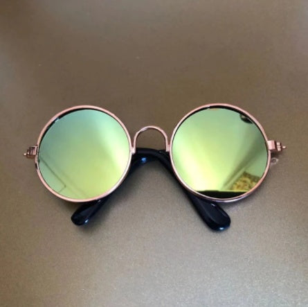 Round Frame Fashion Pet Sunglasses