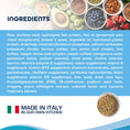 Cargar la imagen en la vista de la galería, Detailed ingredients list of Forza10 Intestinal Active cat food against a blue background with Italian flag and 'Made in Italy' text
