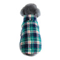 Cargar la imagen en la vista de la galería, Winter Pet Dog Clothes Heavy Cotton Pet Clothes Jacket Plaid Zipper Down Jacket Pets Supplies
