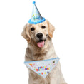 Load image into Gallery viewer, Creative Dog Birthday Hat Birthday Party Hat Printing Pet Triangular Scarf
